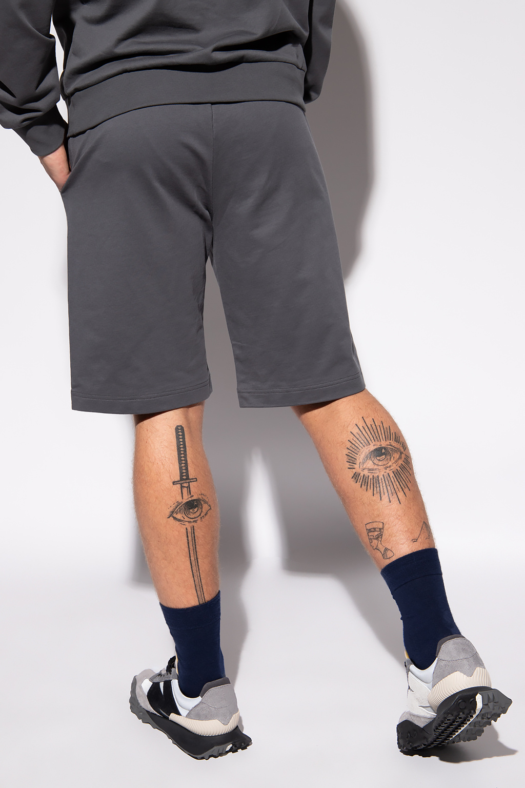 Ea7 sale fleece shorts